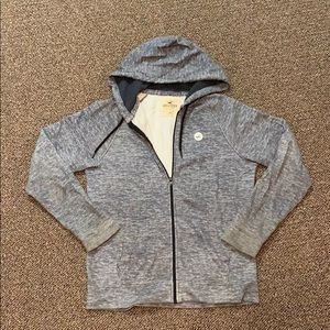 Hollister Grey zipper jacket